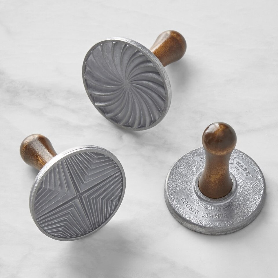 Nordic Ware Geo Cast Cookie Stamps, Set of 3 Williams Sonoma Australia